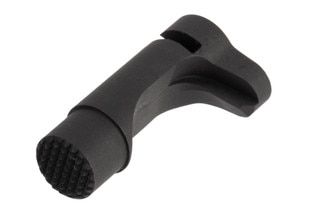 Nighthawk Custom 1911 Extended mag release is machined from carbon steel